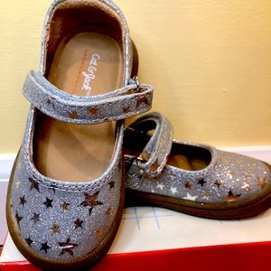 Sparkle Star Shoes 🌟 Silver Glitter 🌟 Size 6
